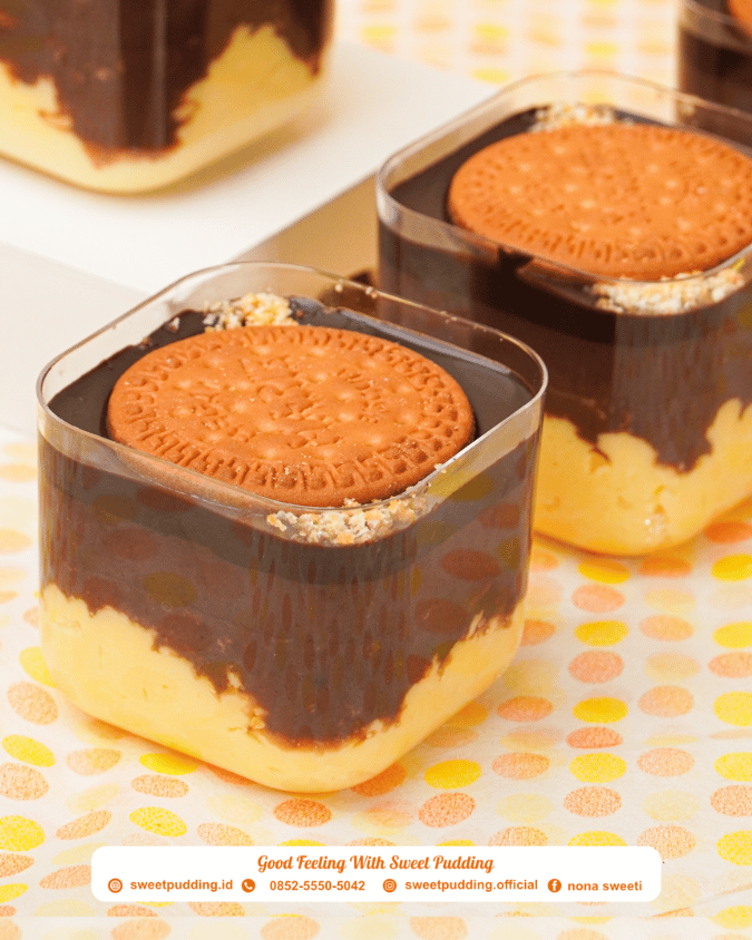 penjual pudding cokelat di makassar