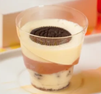 Pudding cookie cream hazelnut